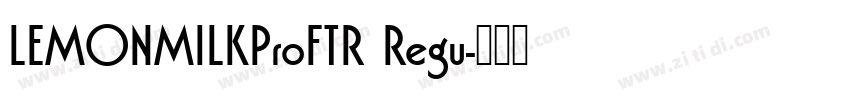 LEMONMILKProFTR Regu字体转换